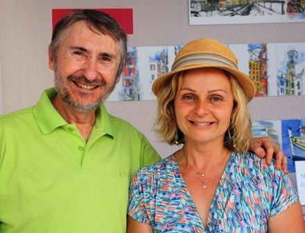 Sylvie T et Christian MARIA au Festival du Livre de Nice